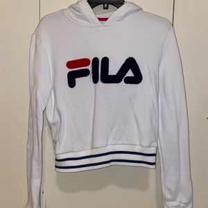 FILA CROPPED HOODIE WORN ONCE